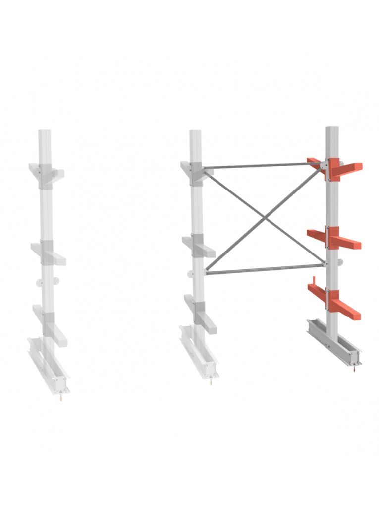 СТ-062 Стеллаж двухсторонний 3 яруса ДОП. купить в Ярославле СТ-062 Стеллаж двухсторонний 3 яруса ДОП. купить в Ярославле