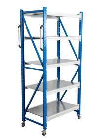 Стеллаж мобильный БиКом СТ-4 250x120x50 5 полок Стеллаж мобильный БиКом СТ-4 250x120x50 5 полок