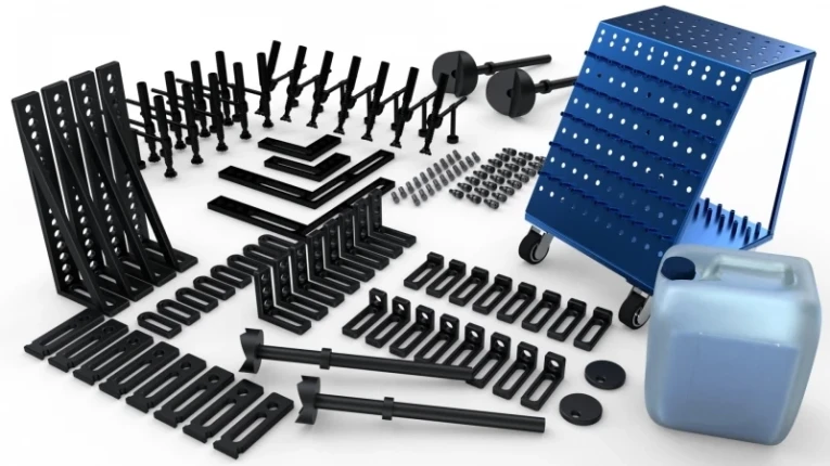 Набор оснастки для сварочного стола №4: Профессиональный (117 предметов) купить в Ярославле Набор оснастки для сварочного стола №4: Профессиональный (117 предметов) купить в Ярославле