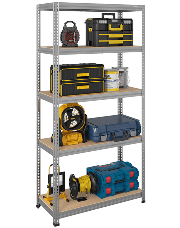 Стеллаж быстросборный ЛОФТ (SBL) 1800x900x400 5 полок (цинк) купить в Ярославле Стеллаж быстросборный ЛОФТ (SBL) 1800x900x400 5 полок (цинк) купить в Ярославле