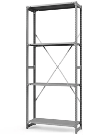 Стеллаж ТСУ 2500x700x500 4 полки (300 кг, металл)