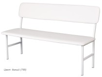 Банкетка терапевтическая МД БС (Белый) Банкетка терапевтическая МД БС (Белый)