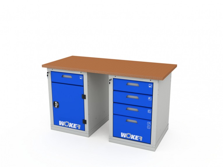 Верстак двухтумбовый WOKER PRO 2204.1500 купить в Ярославле