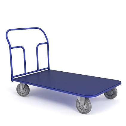 Тележка платформенная ТП 6 (г/п 450 кг, 1200x800 мм, колеса серая резина 160 мм) купить в Ярославле Тележка платформенная ТП 6 (г/п 450 кг, 1200x800 мм, колеса серая резина 160 мм) купить в Ярославле