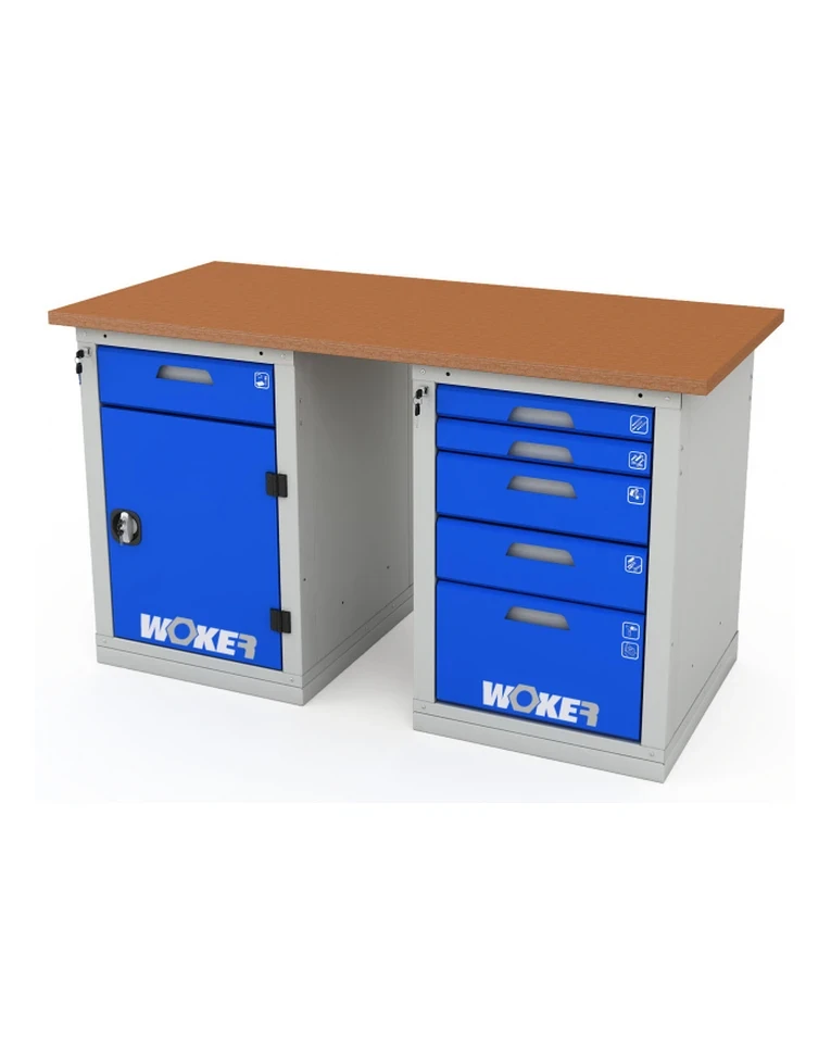 Верстак двухтумбовый WOKER PRO 2205.1500 купить в Ярославле