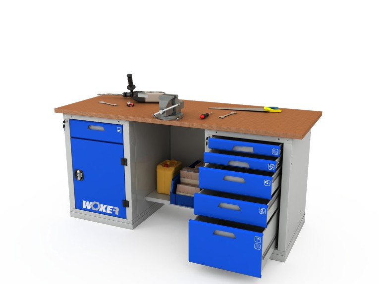 Верстак двухтумбовый WOKER PRO 2205.1800 купить в Ярославле