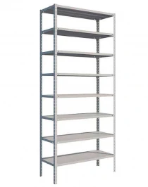 Стеллаж MS Hard 2500х1000х400 8 полок Стеллаж MS Hard 2500х1000х400 8 полок