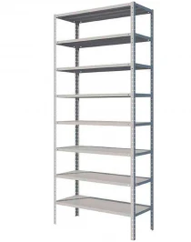 Стеллаж MS Standart 1600х1000х300 8 полок Стеллаж MS Standart 1600х1000х300 8 полок