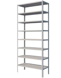 Стеллаж MS Standart 1600х1000х300 8 полок Стеллаж MS Standart 1600х1000х300 8 полок