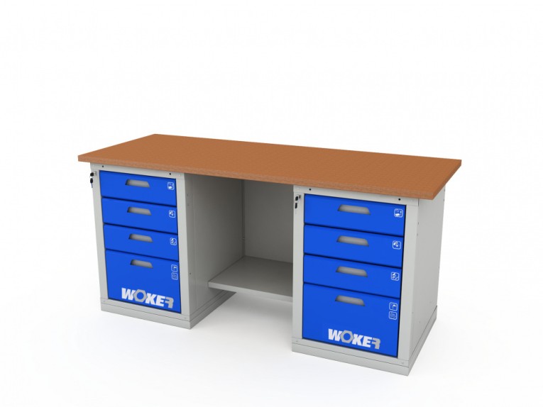 Верстак двухтумбовый WOKER PRO 2404.1800 купить в Ярославле