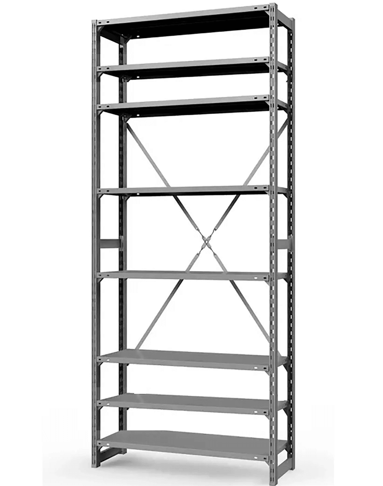 Стеллаж ТСУ 1800x700x800 8 полок (300 кг, перф) купить в Ярославле