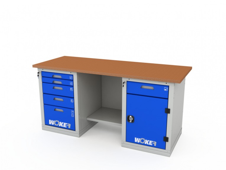 Верстак двухтумбовый WOKER PRO 2502.1800 купить в Ярославле Верстак двухтумбовый WOKER PRO 2502.1800 купить в Ярославле