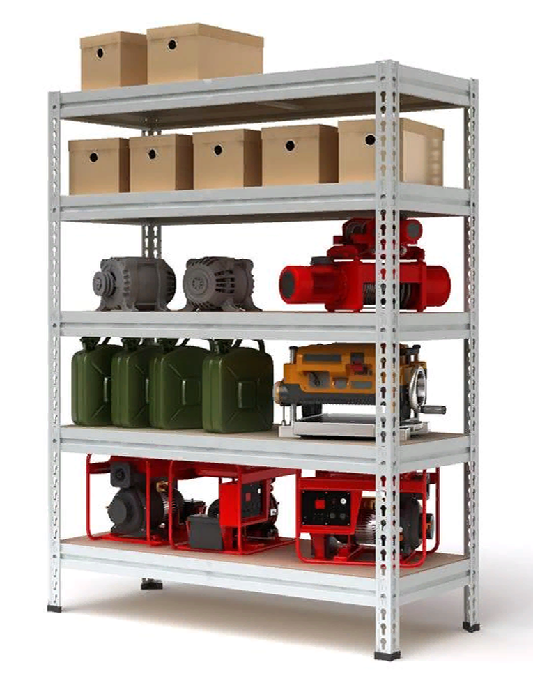 Стеллаж металлический МС-Т 2500х1510х760 5 полок купить в Ярославле Стеллаж металлический МС-Т 2500х1510х760 5 полок купить в Ярославле