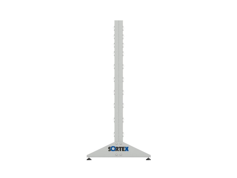 Стеллаж для пластиковых лотков SORTEX двухсторонний 1500x1000x800.03 купить в Ярославле