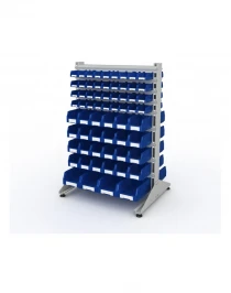 Стеллаж для пластиковых лотков SORTEX двухсторонний 1500x1000x800.05 Стеллаж для пластиковых лотков SORTEX двухсторонний 1500x1000x800.05