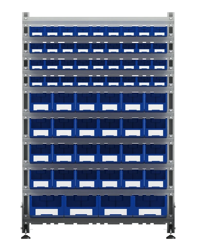 Стеллаж для пластиковых лотков SORTEX двухсторонний 1500x1000x800.05 купить в Ярославле Стеллаж для пластиковых лотков SORTEX двухсторонний 1500x1000x800.05 купить в Ярославле