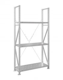 Стеллаж MS U 3000x1500x400 3 полки (250 кг, перф) Стеллаж MS U 3000x1500x400 3 полки (250 кг, перф)