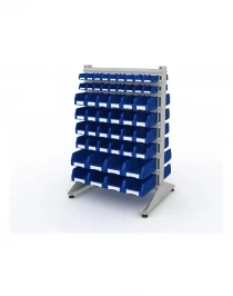 Стеллаж для пластиковых лотков SORTEX двухсторонний 1500x1000x800.06 Стеллаж для пластиковых лотков SORTEX двухсторонний 1500x1000x800.06