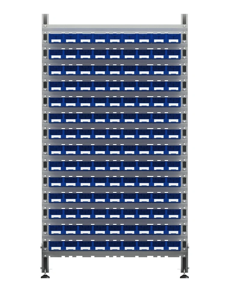 Стеллаж для пластиковых лотков SORTEX двухсторонний 1800x1000x800.01 купить в Ярославле Стеллаж для пластиковых лотков SORTEX двухсторонний 1800x1000x800.01 купить в Ярославле