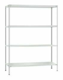 Стеллаж металлический Титан МС-500 2300х1500х600 4 полки Стеллаж металлический Титан МС-500 2300х1500х600 4 полки