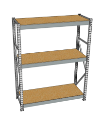 Стеллаж грузовой СГР 3000x900x600 3 полки (ДСП) Стеллаж грузовой СГР 3000x900x600 3 полки (ДСП)