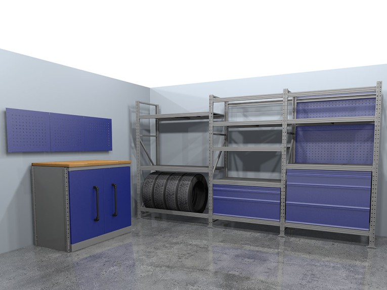 Стеллажная система хранения №1 Гараж купить в Ярославле