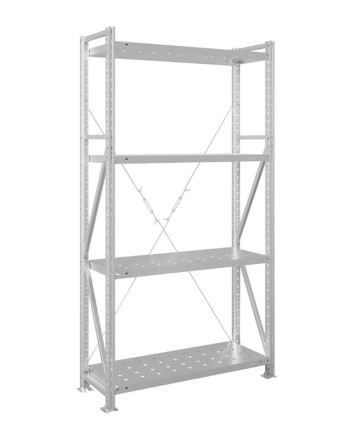 Стеллаж MS U 2500x700x1000 4 полки (300 кг, перф) купить в Ярославле
