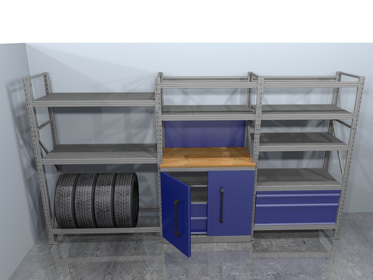 Стеллажная система хранения №2 Гараж купить в Ярославле