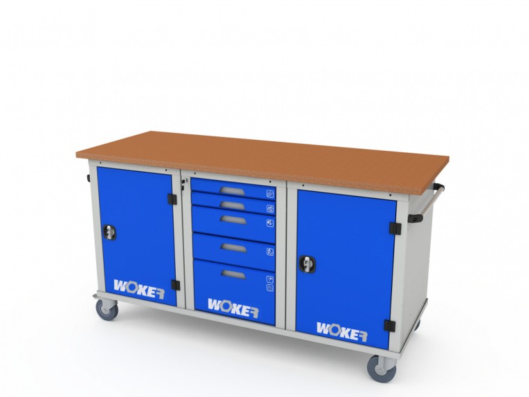 Верстак мобильный трехтумбовый WOKER PRO 3151.1800 купить в Ярославле Верстак мобильный трехтумбовый WOKER PRO 3151.1800 купить в Ярославле