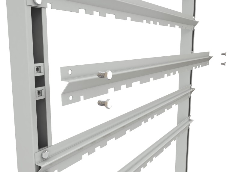 Стеллаж для пластиковых лотков SORTEX односторонний 1500x1000x450.01 купить в Ярославле Стеллаж для пластиковых лотков SORTEX односторонний 1500x1000x450.01 купить в Ярославле