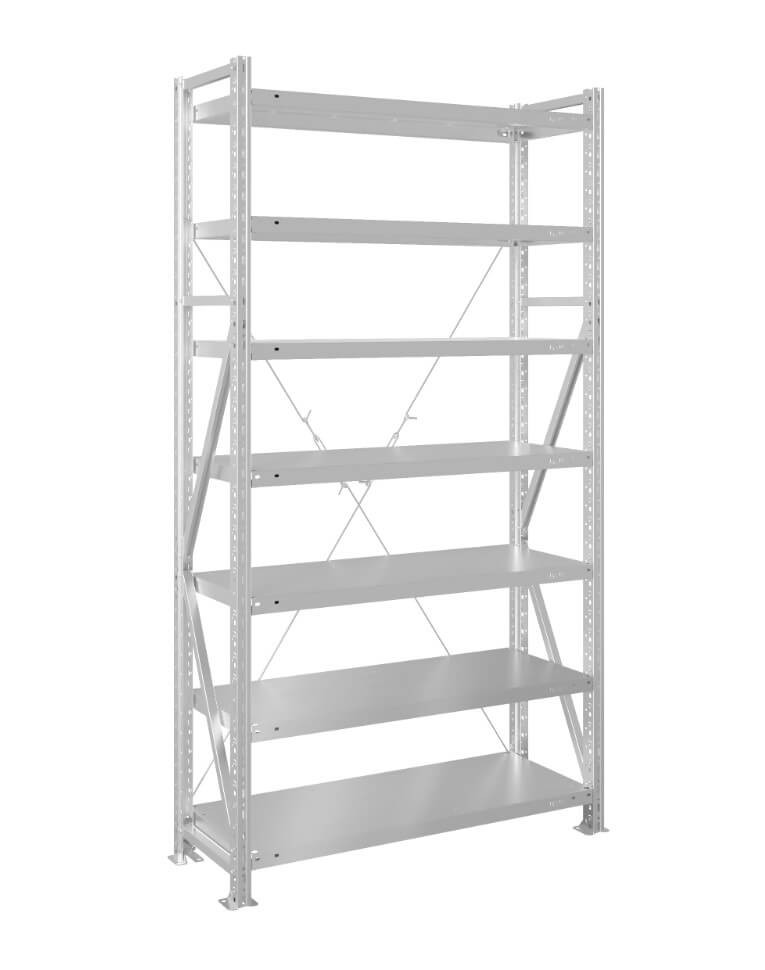 Стеллаж MS U 2000x1500x400 7 полок (250 кг, металл) купить в Ярославле