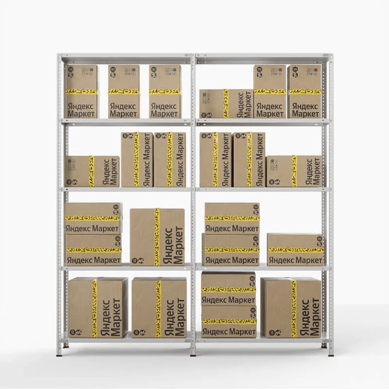 Стеллаж ПВЗ Яндекс Маркет 2000х2000х400 5 полок купить в Ярославле