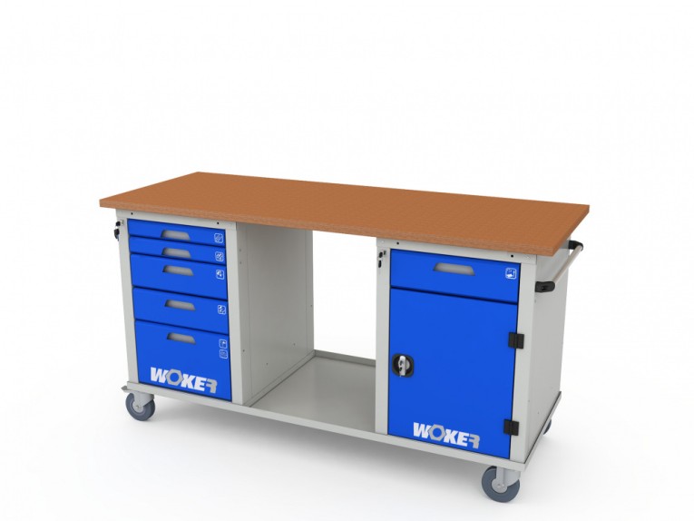 Верстак мобильный трехтумбовый WOKER PRO 3502.1800 купить в Ярославле Верстак мобильный трехтумбовый WOKER PRO 3502.1800 купить в Ярославле