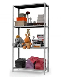 Стеллаж MS Strong 2200х1200х600 4 полки Стеллаж MS Strong 2200х1200х600 4 полки