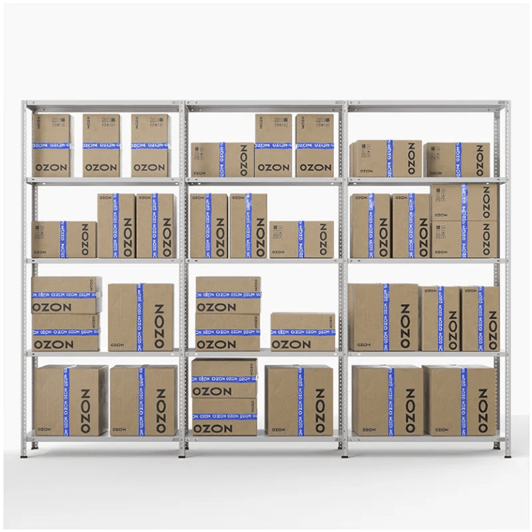 Стеллаж ПВЗ Озон 2000х3000х400 5 полок купить в Ярославле Стеллаж ПВЗ Озон 2000х3000х400 5 полок купить в Ярославле