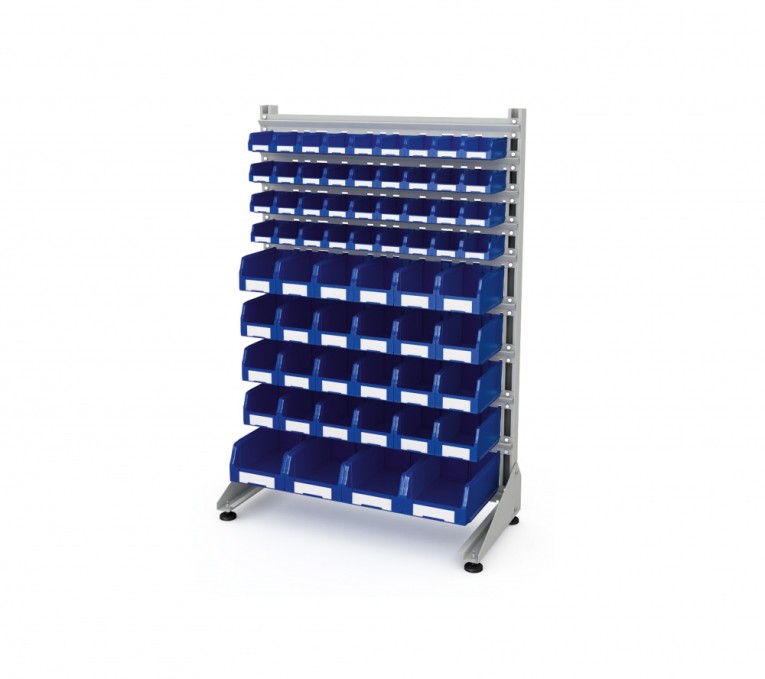 Стеллаж для пластиковых лотков SORTEX односторонний 1500x1000x450.05 купить в Ярославле Стеллаж для пластиковых лотков SORTEX односторонний 1500x1000x450.05 купить в Ярославле