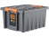 Контейнер особопрочный Rox Box PRO 36 (500х390х250 мм с крышкой и клипсами, антрацит) купить в Ярославле