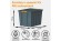 Контейнер особопрочный Rox Box PRO 50 (500х390х390 мм с крышкой и клипсами, на роликах, антрацит) купить в Ярославле