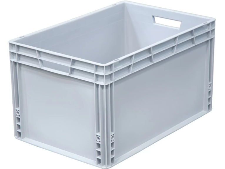 Ящик 600х400х320 сплошной, усиленное дно, цв. серый купить в Ярославле Ящик 600х400х320 сплошной, усиленное дно, цв. серый купить в Ярославле