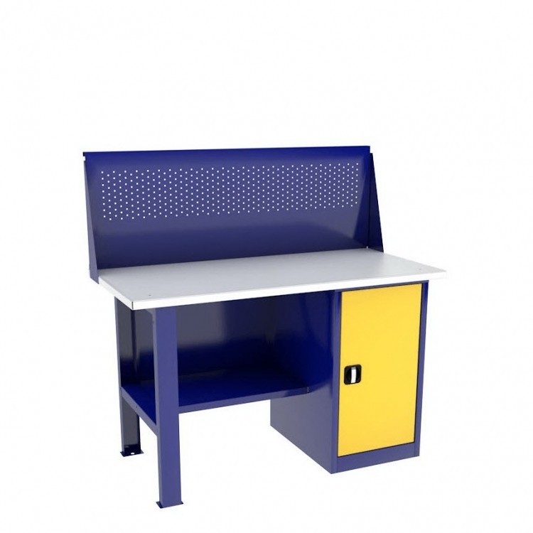 Однотумбовый слесарный верстак ВП-2/1,4 с экраном купить в Ярославле Однотумбовый слесарный верстак ВП-2/1,4 с экраном купить в Ярославле