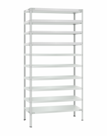 Стеллаж металлический Титан МС-500 3000х1000х600 10 полок Стеллаж металлический Титан МС-500 3000х1000х600 10 полок