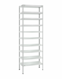 Стеллаж металлический Титан МС-500 2400х700х400 10 полок