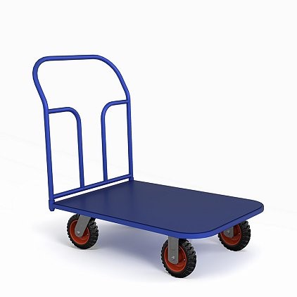 Тележка платформенная ТП 6 (г/п 550 кг, 1200x800 мм, колеса литая протекторная резина 200 мм) купить в Ярославле Тележка платформенная ТП 6 (г/п 550 кг, 1200x800 мм, колеса литая протекторная резина 200 мм) купить в Ярославле
