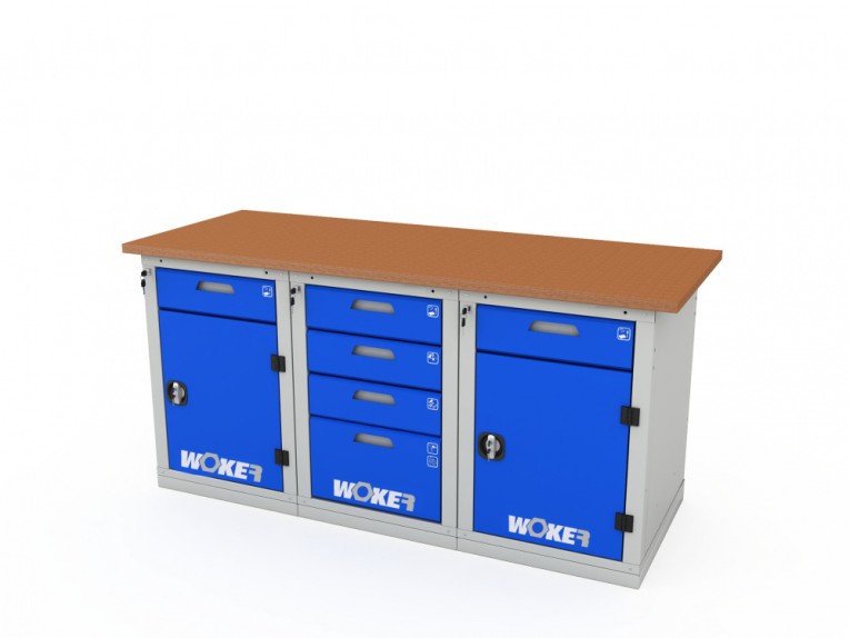 Верстак трехтумбовый WOKER PRO 3242.1800 купить в Ярославле Верстак трехтумбовый WOKER PRO 3242.1800 купить в Ярославле