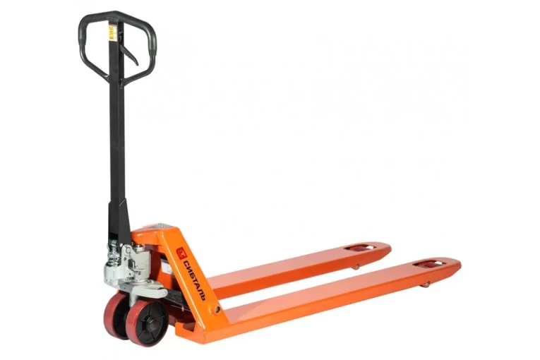 Гидравлическая тележка (рокла) ACR, 3 т, Вилы: 1150 Х 550, СибТаль, полиуретановые колеса купить в Ярославле