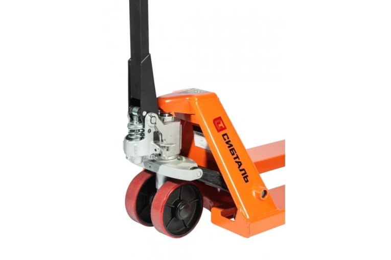 Гидравлическая тележка (рокла) ACR, 3 т, Вилы: 1150 Х 550, СибТаль, полиуретановые колеса купить в Ярославле