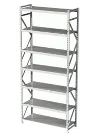 Стеллаж MS Profi 3000х1200х500 7 полок Стеллаж MS Profi 3000х1200х500 7 полок