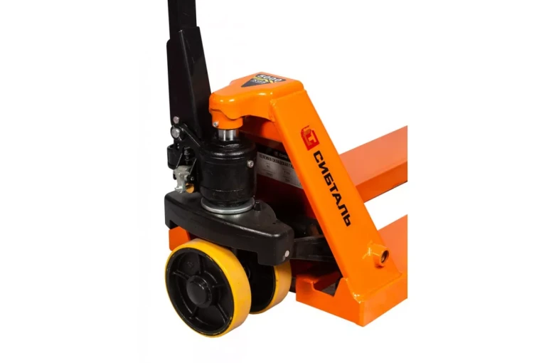 Гидравлическая тележка (рокла) ACR, 5 т, Вилы: 1150 Х 550, СибТаль, полиуретановые колеса купить в Ярославле