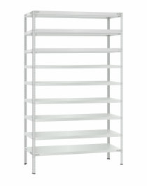 Стеллаж металлический Титан МС-500 3000х1200х300 9 полок Стеллаж металлический Титан МС-500 3000х1200х300 9 полок