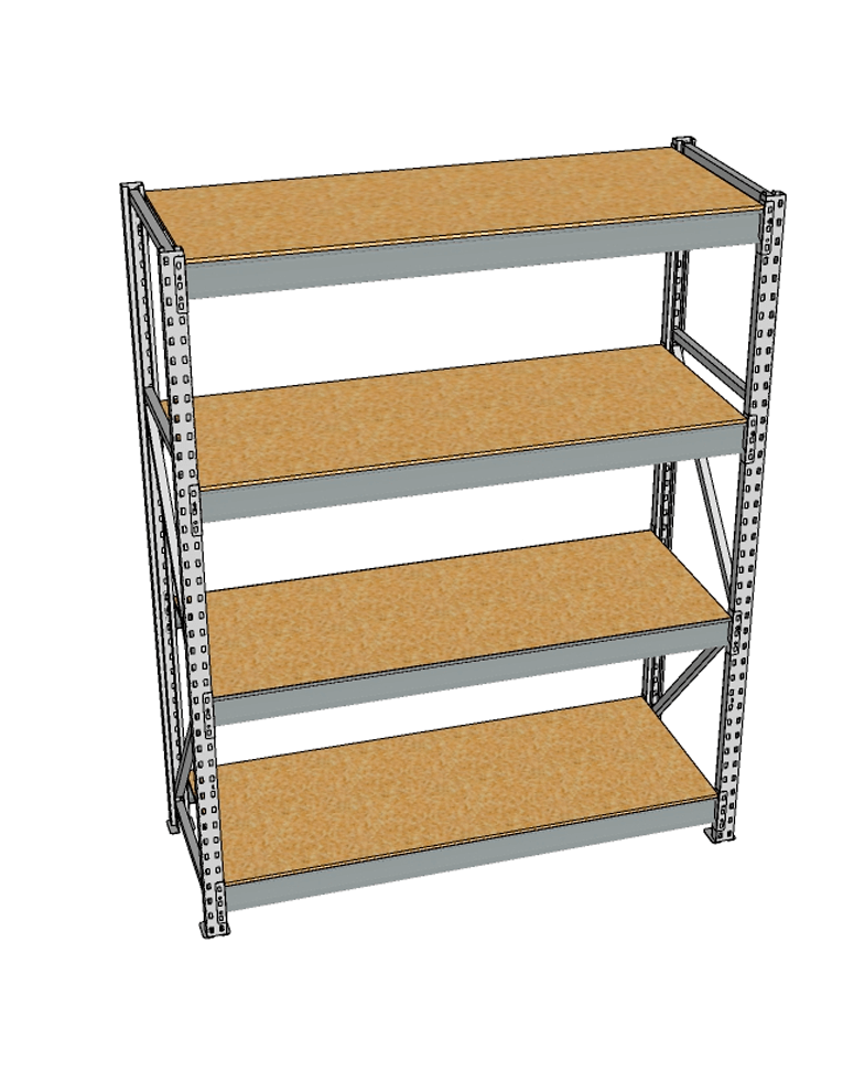 Стеллаж грузовой СГР 3000x1200x400 4 полки (ДСП) купить в Ярославле Стеллаж грузовой СГР 3000x1200x400 4 полки (ДСП) купить в Ярославле